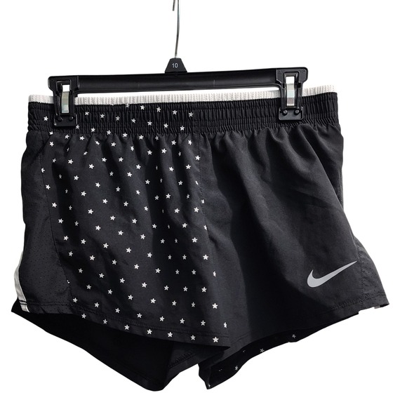 Nike Pants - Nike Running Shorts Star Print Dri-FIT Athletic Gym Black Small